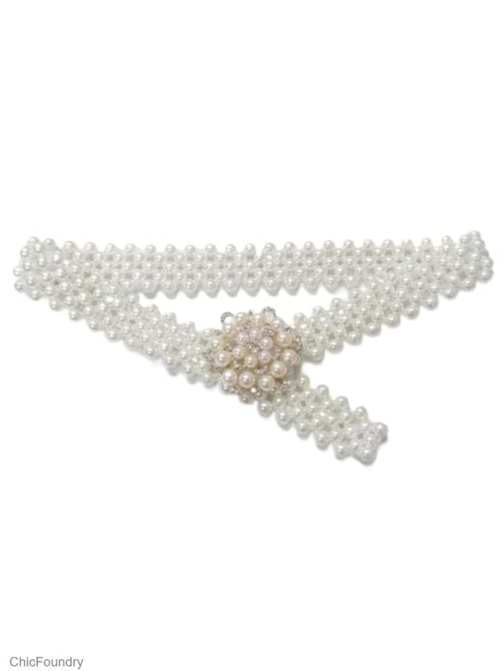 Pearl Belt for Women Beaded Waist Chain for Dress Wedding Bridal Belt